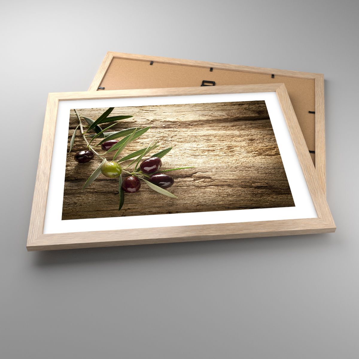 Affiche Branche D'Olivier, Affiche La Nature, Affiche Olives, Affiche La Gastronomie, Affiche Cuisine