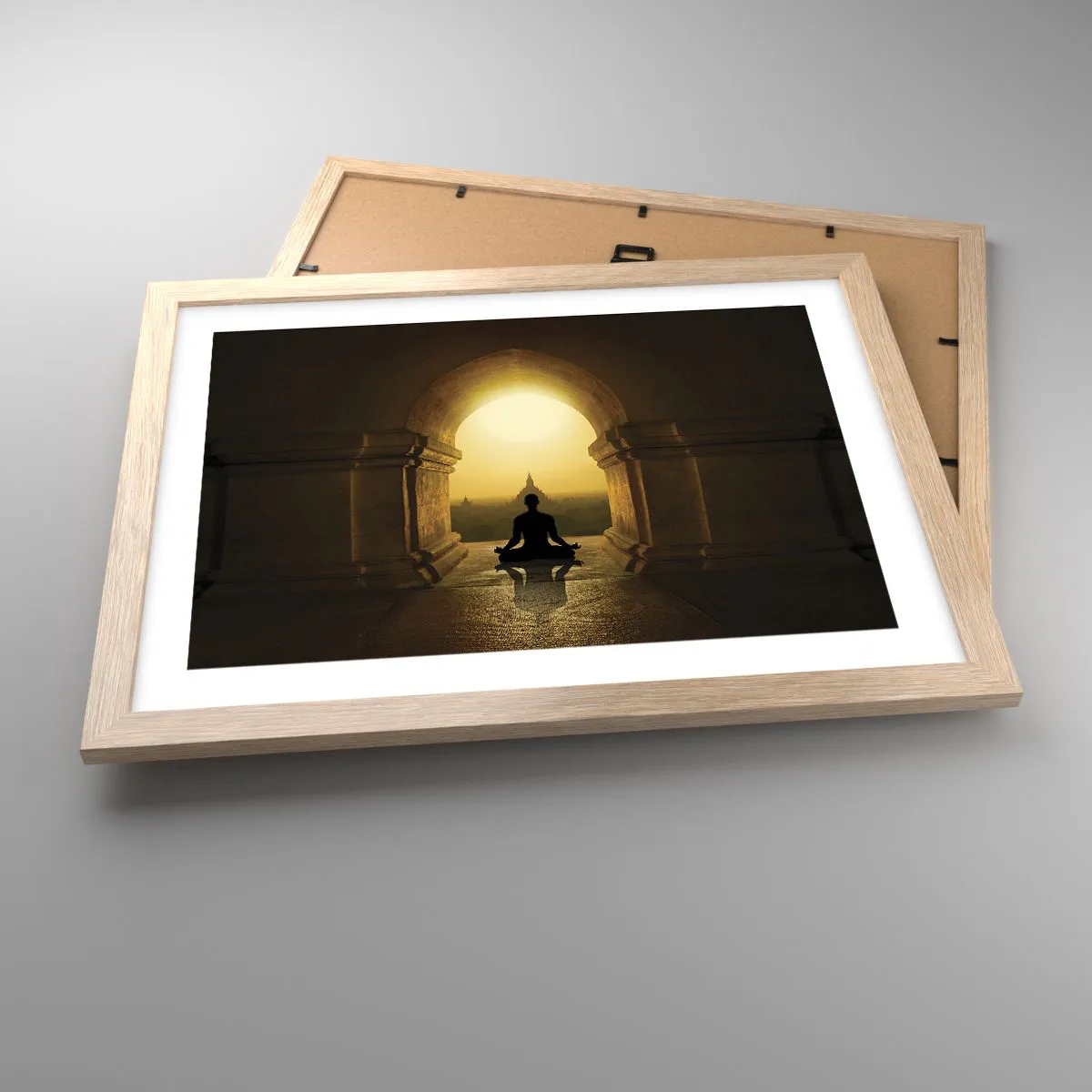 Affiche dans un chêne clair - Poster - Pleine harmonie - 40x30 cm