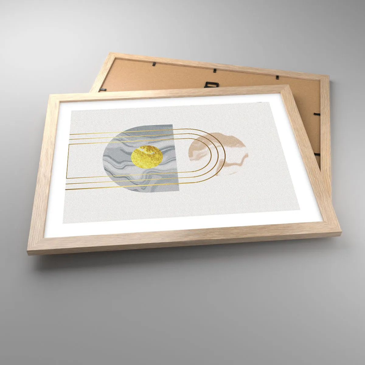 Poster in cornice rovere chiaro - Chiarezza e lucentezza - 40x30 cm