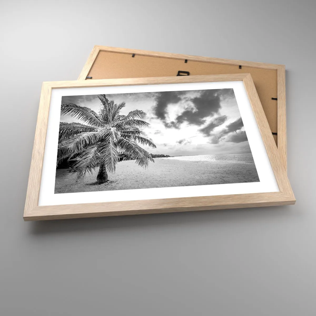 Affisch i ram av ljusek - När du längtar efter ensamheten... - 40x30 cm