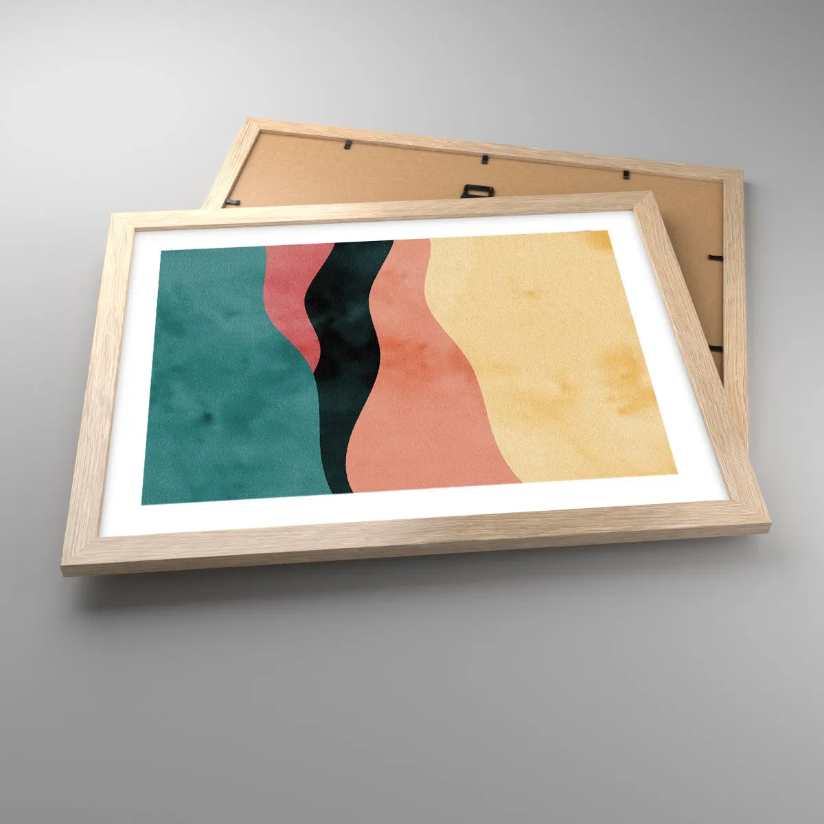 Poster in einem Rahmen aus heller Eiche - Konforme Nichtkonformität - 40x30 cm