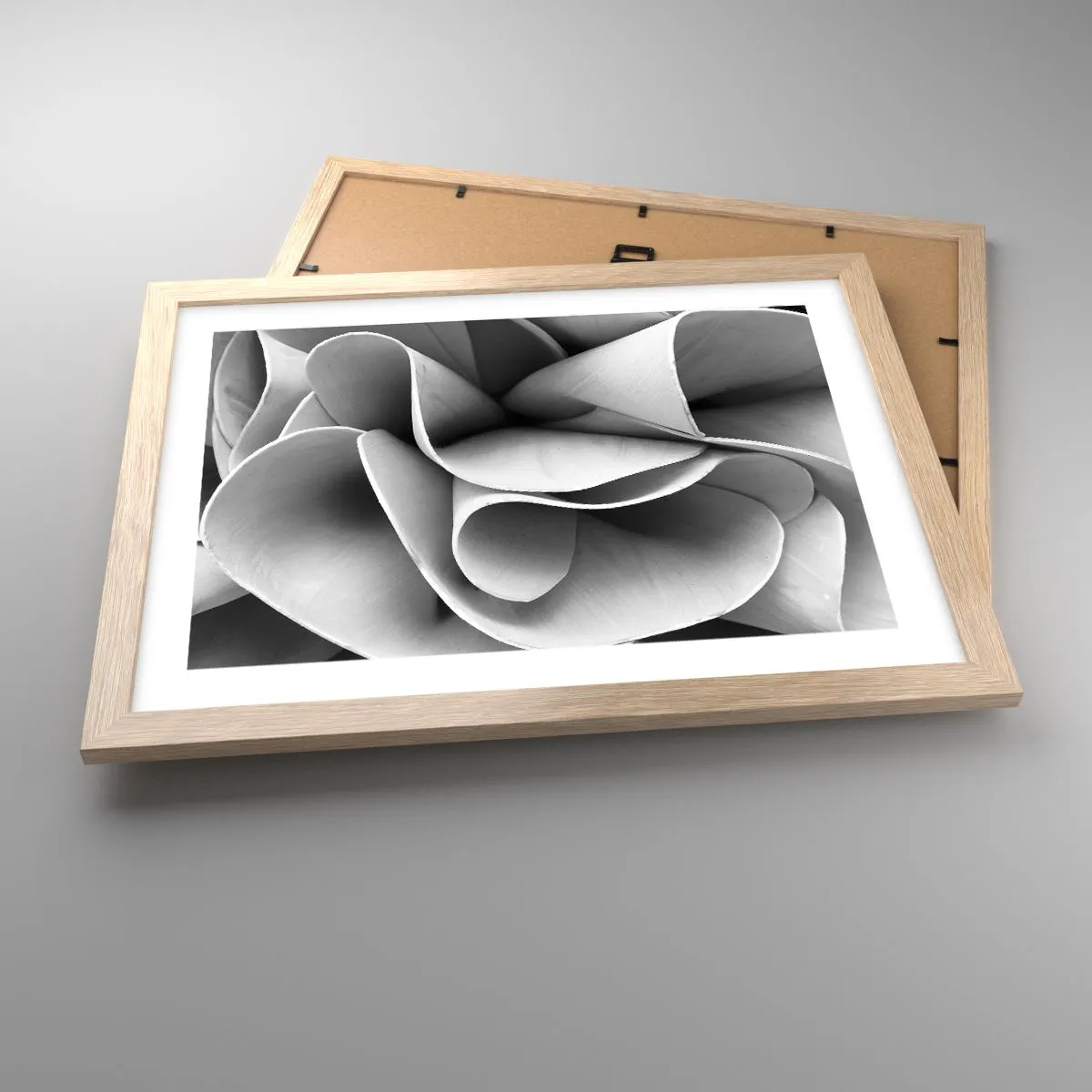 Affiche dans un chêne clair - Poster - Il s'en passe dans l'espace - 40x30 cm