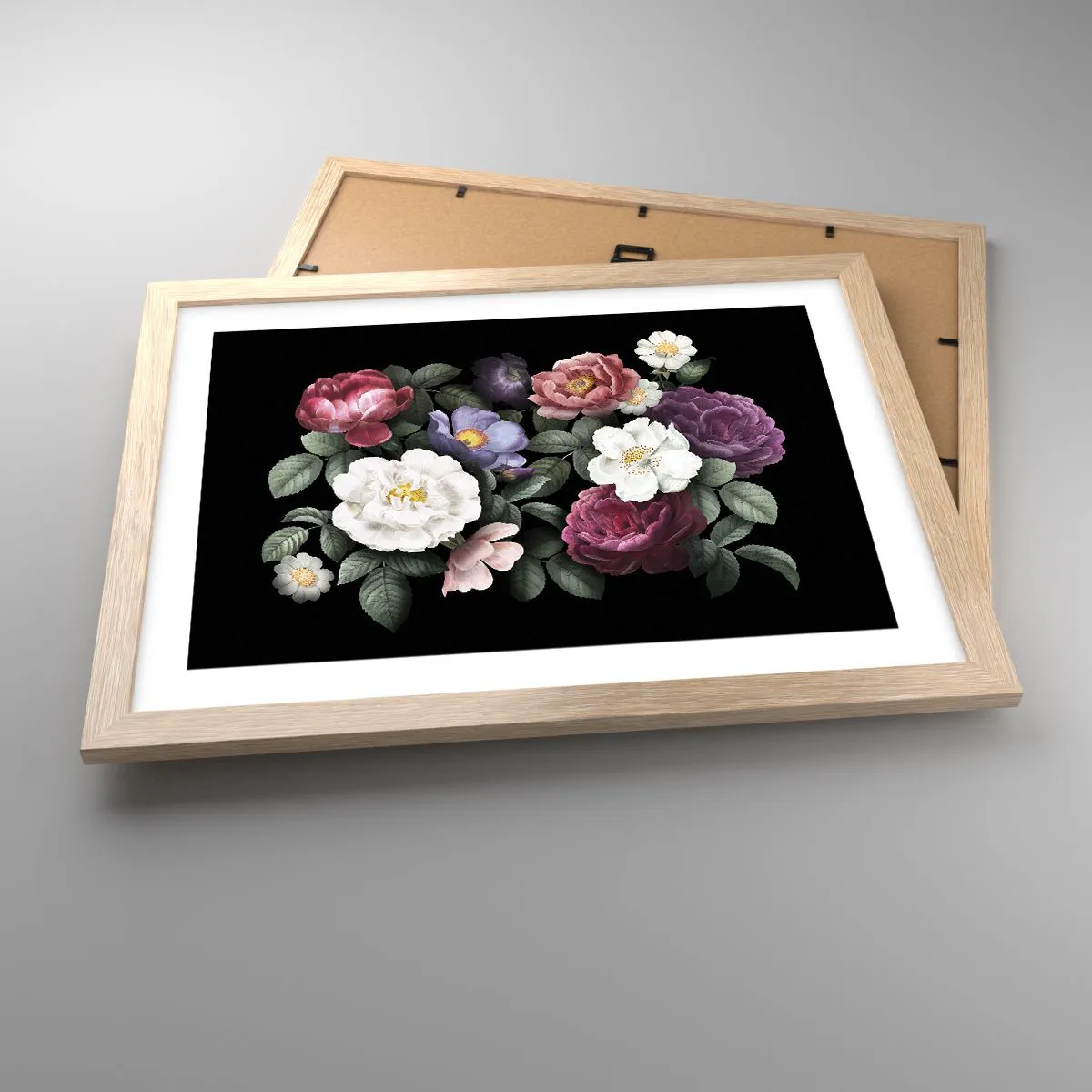 Poster in einem Rahmen aus heller Eiche - Aus dem Englischen Garten - 40x30 cm