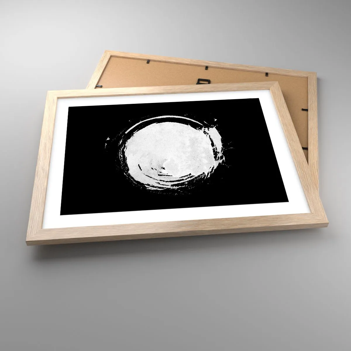 Poster in light oak frame - Good Solution - 40x30 cm