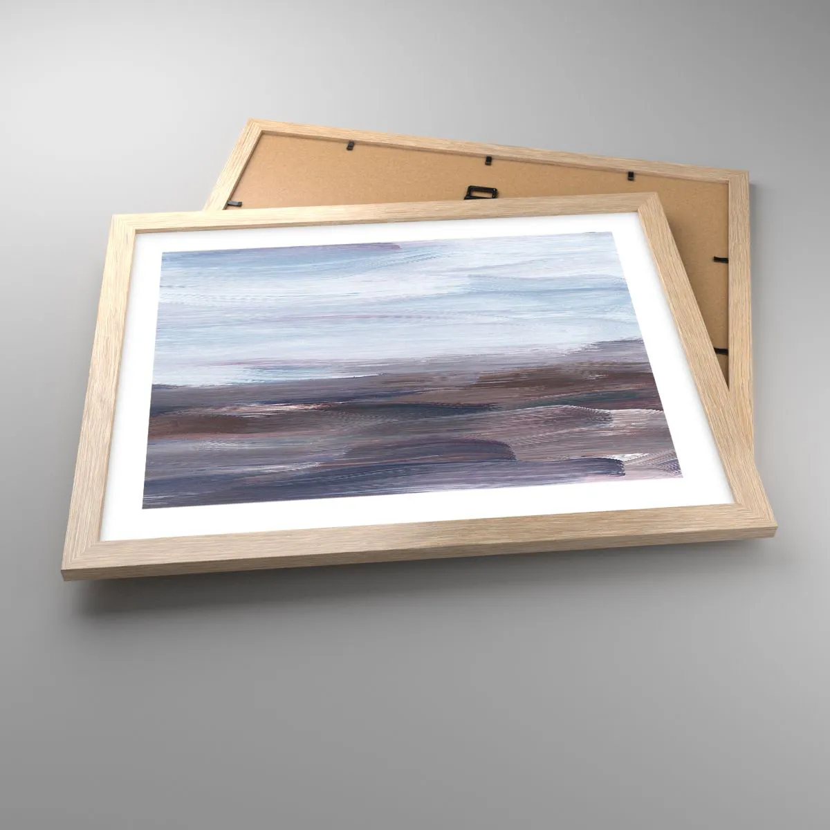 Plakat w ramie jasny dąb - Żywioły: woda - 40x30 cm