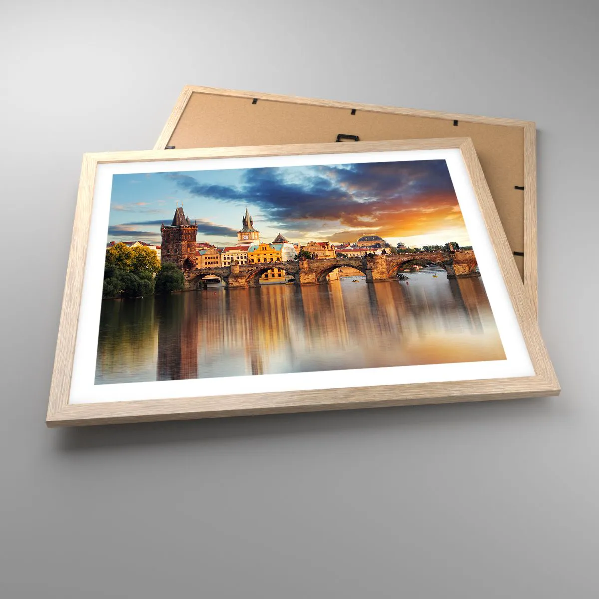 Plakat w ramie jasny dąb - Piękna od wieków - 50x40 cm