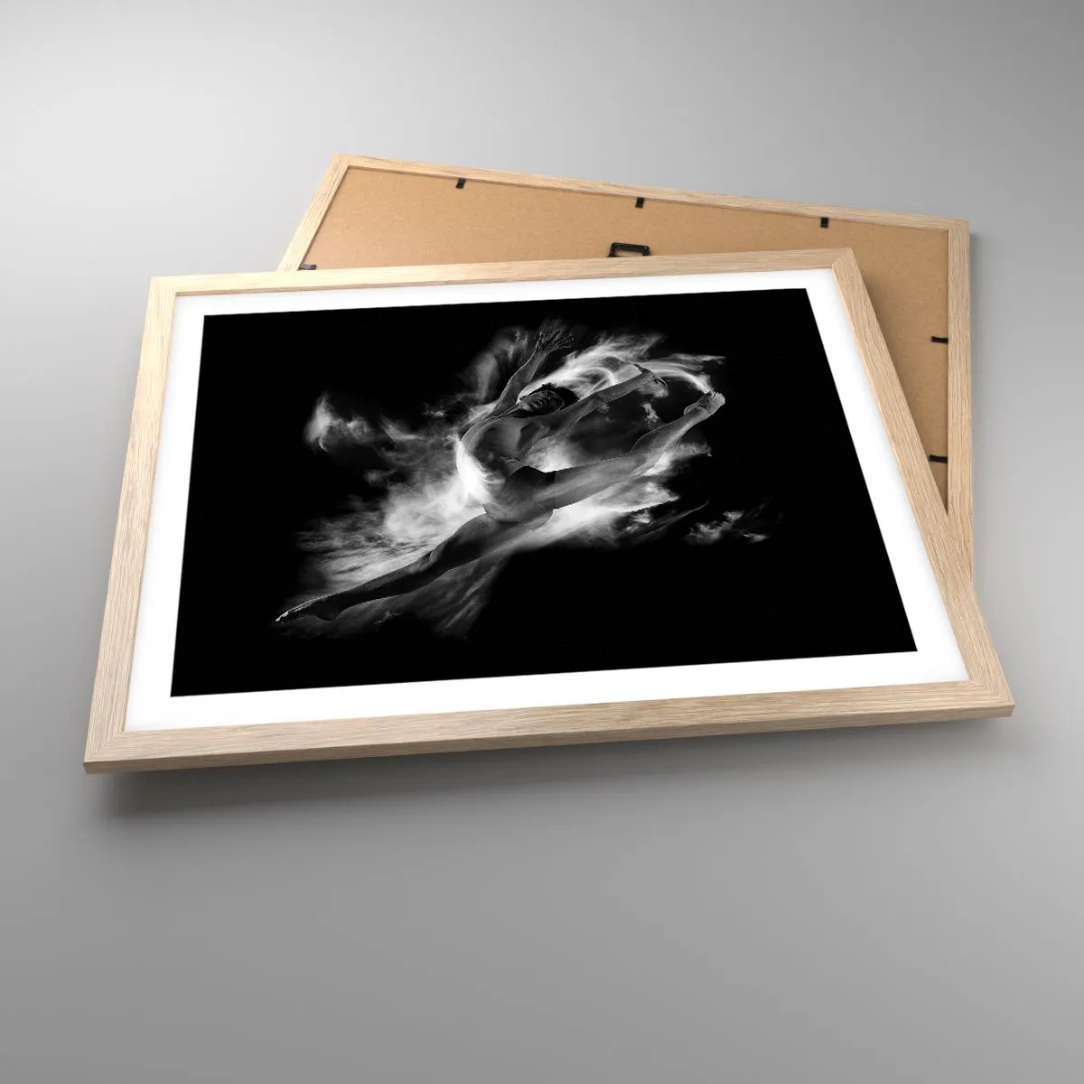 Poszter világos tölgy keretben - Elakadt a repülésben - 50x40 cm