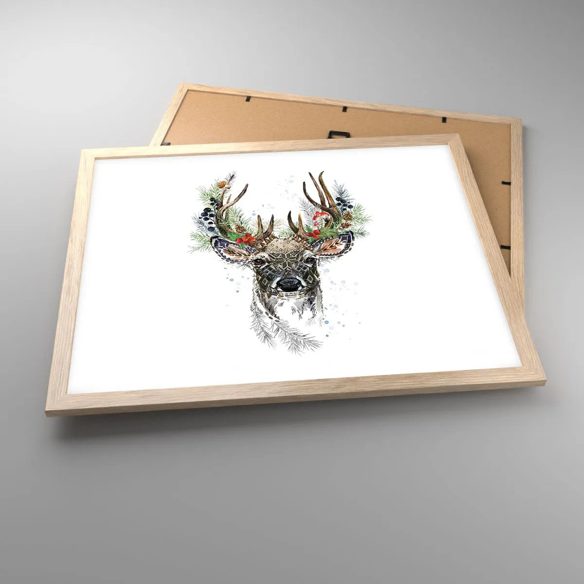 Affisch i ram av ljusek - I högtidskläder - 50x40 cm