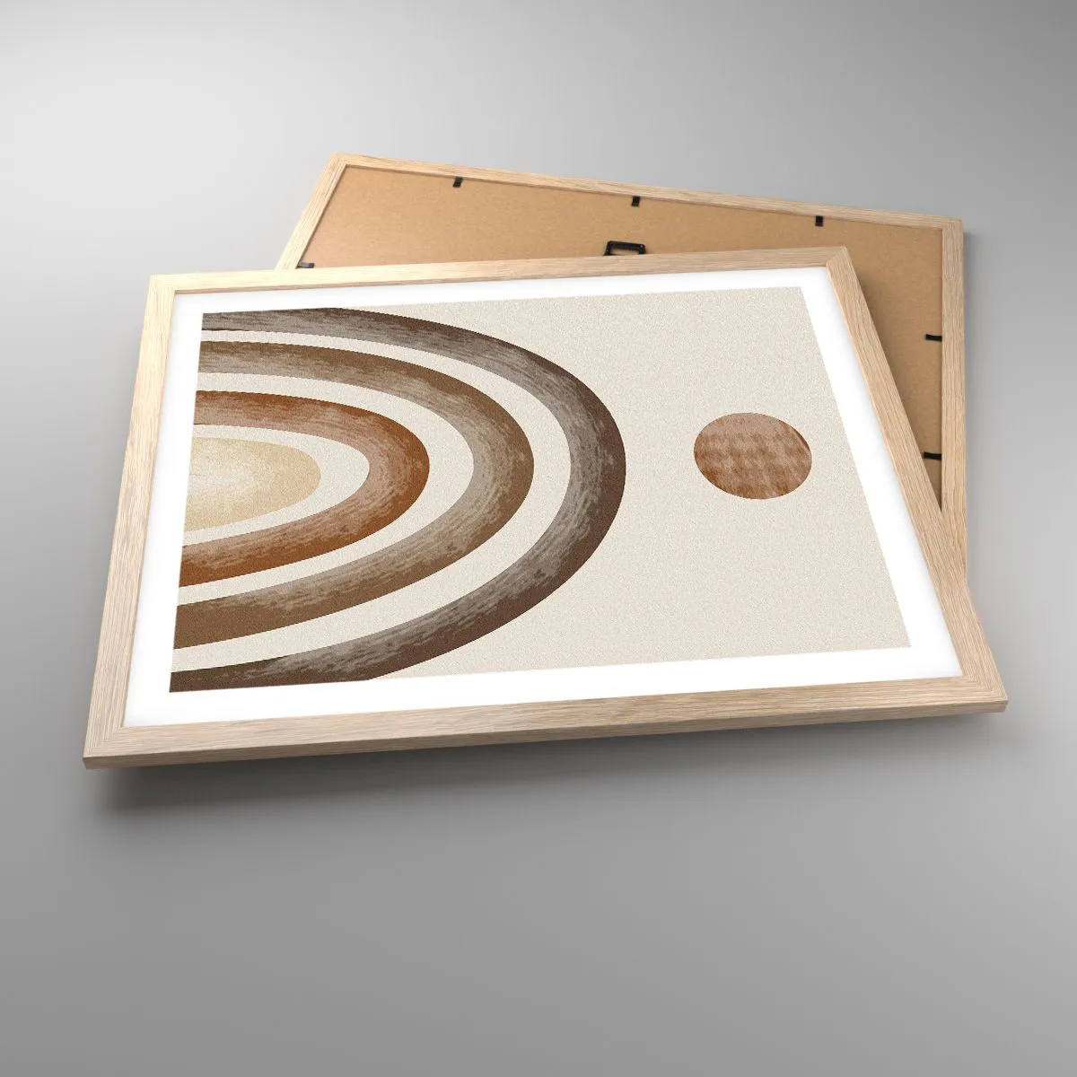 Poster in einem Rahmen aus heller Eiche - In einer weit entfernten Galaxie - 50x40 cm