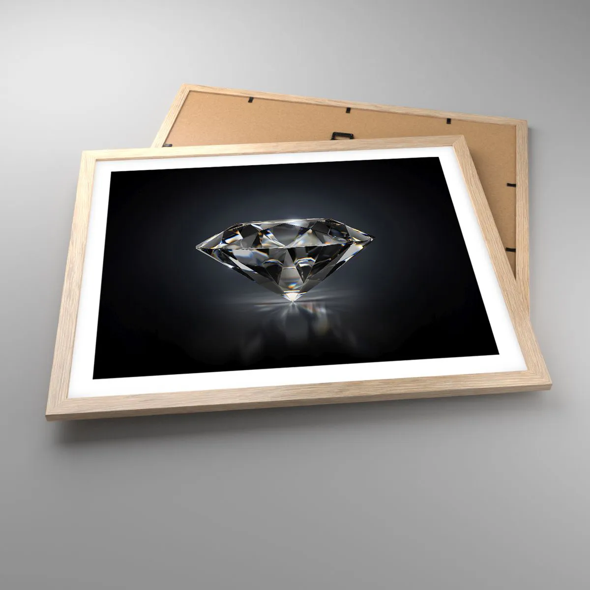 Plakát v rámu světlý dub - Best girls friend - 50x40 cm