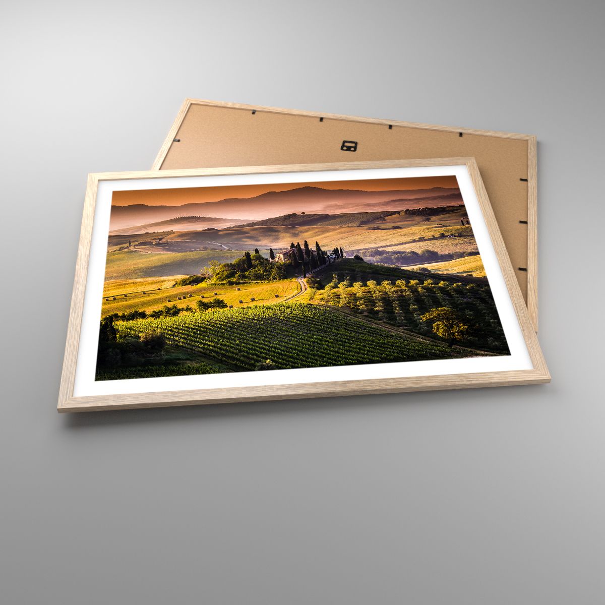Affiche Paysage, Affiche Toscane, Affiche Vignobles, Affiche Voyages, Affiche Italie