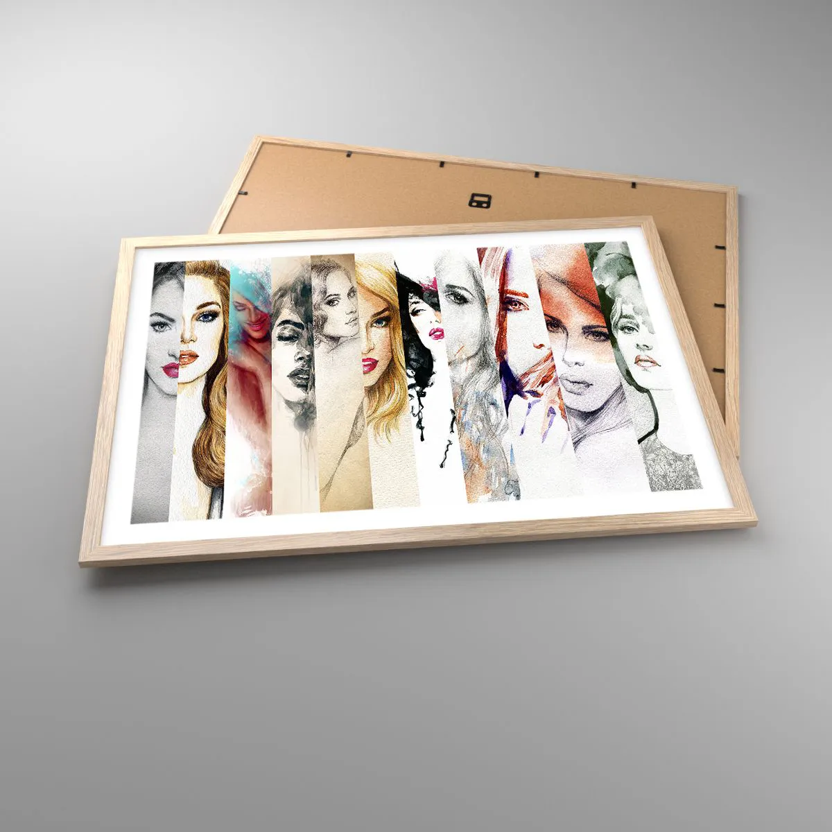 Poster in light oak frame - And It Is Always You - 70x50 cm