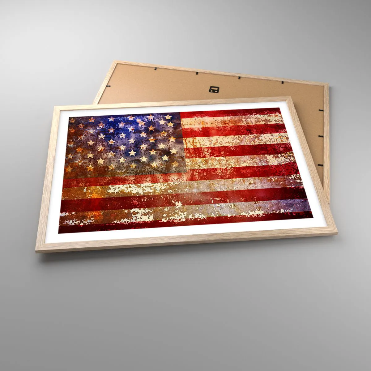 Póster en marco roble claro - La gloria no pasa - 70x50 cm