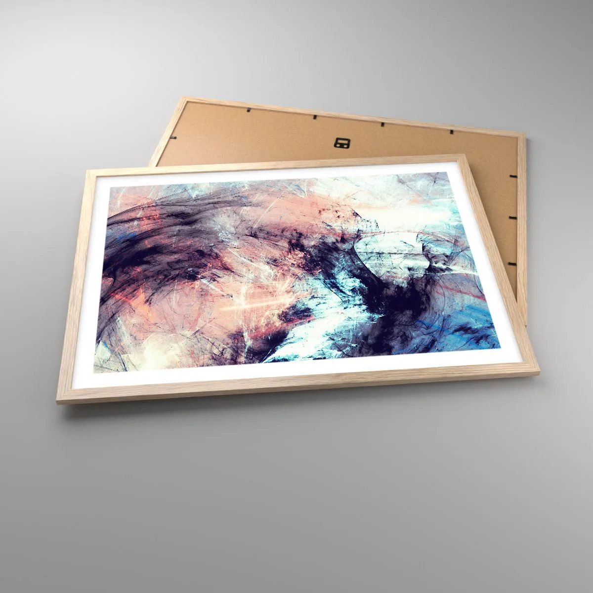 Poszter világos tölgy keretben - Érezd a szelet - 70x50 cm