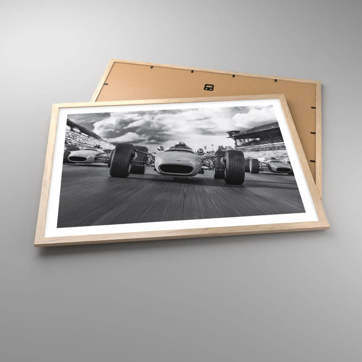 Affiche dans un chêne clair - Poster - Puissance! - 70x50 cm