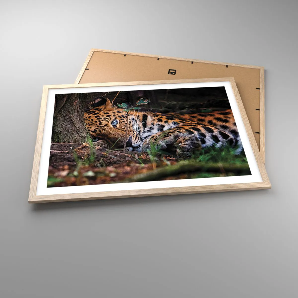 Poster în ramă de stejar deschis - Să ai încredere în mine - 70x50 cm