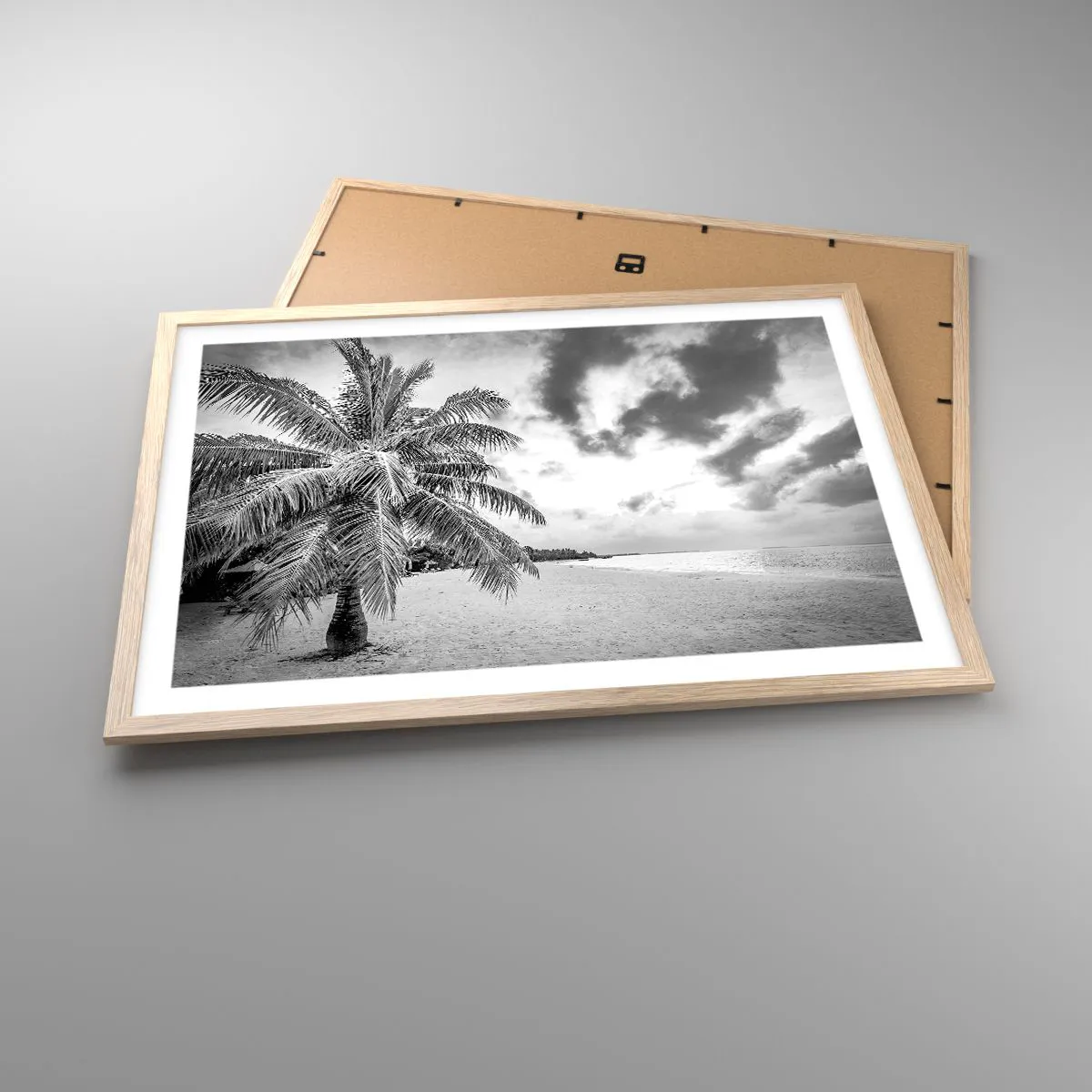 Affisch i ram av ljusek - När du längtar efter ensamheten... - 70x50 cm