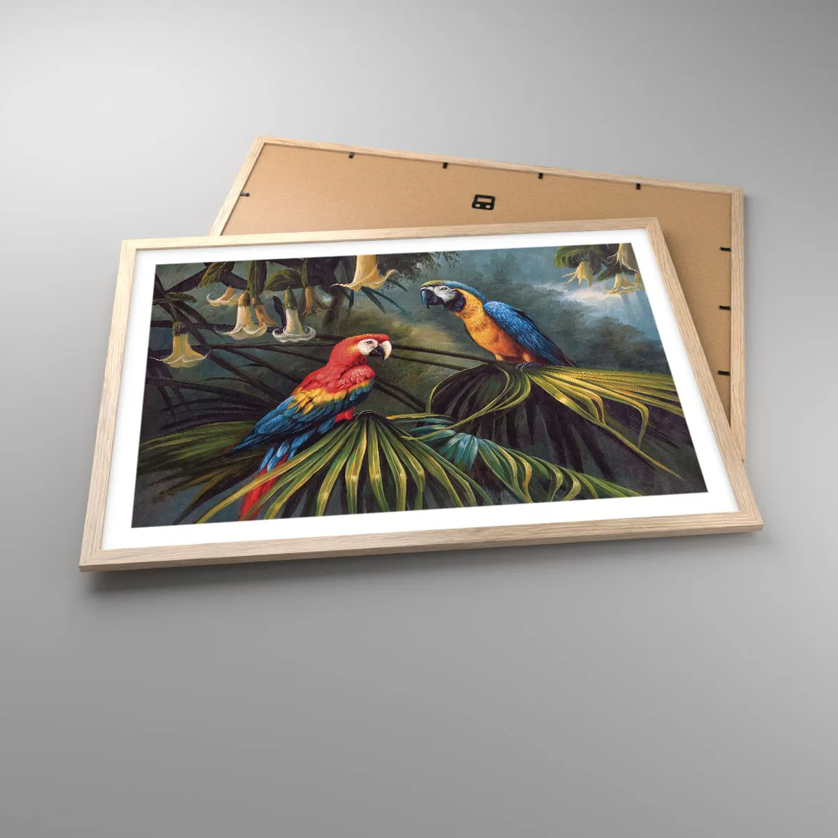 Een poster in een licht eiken lijst - Romantiek in de tropen - 70x50 cm