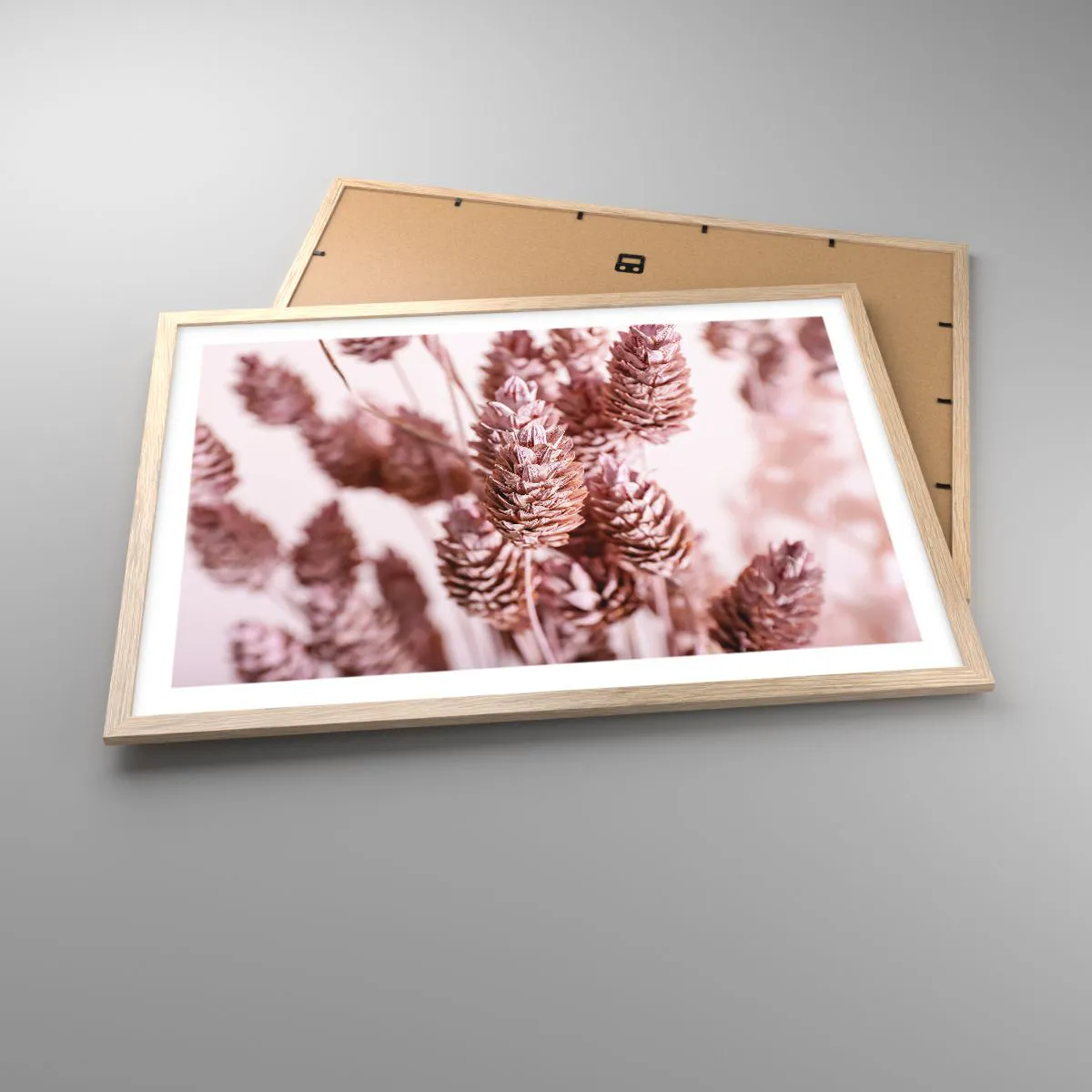 Póster en marco roble claro - Aparentemente discreto - 70x50 cm