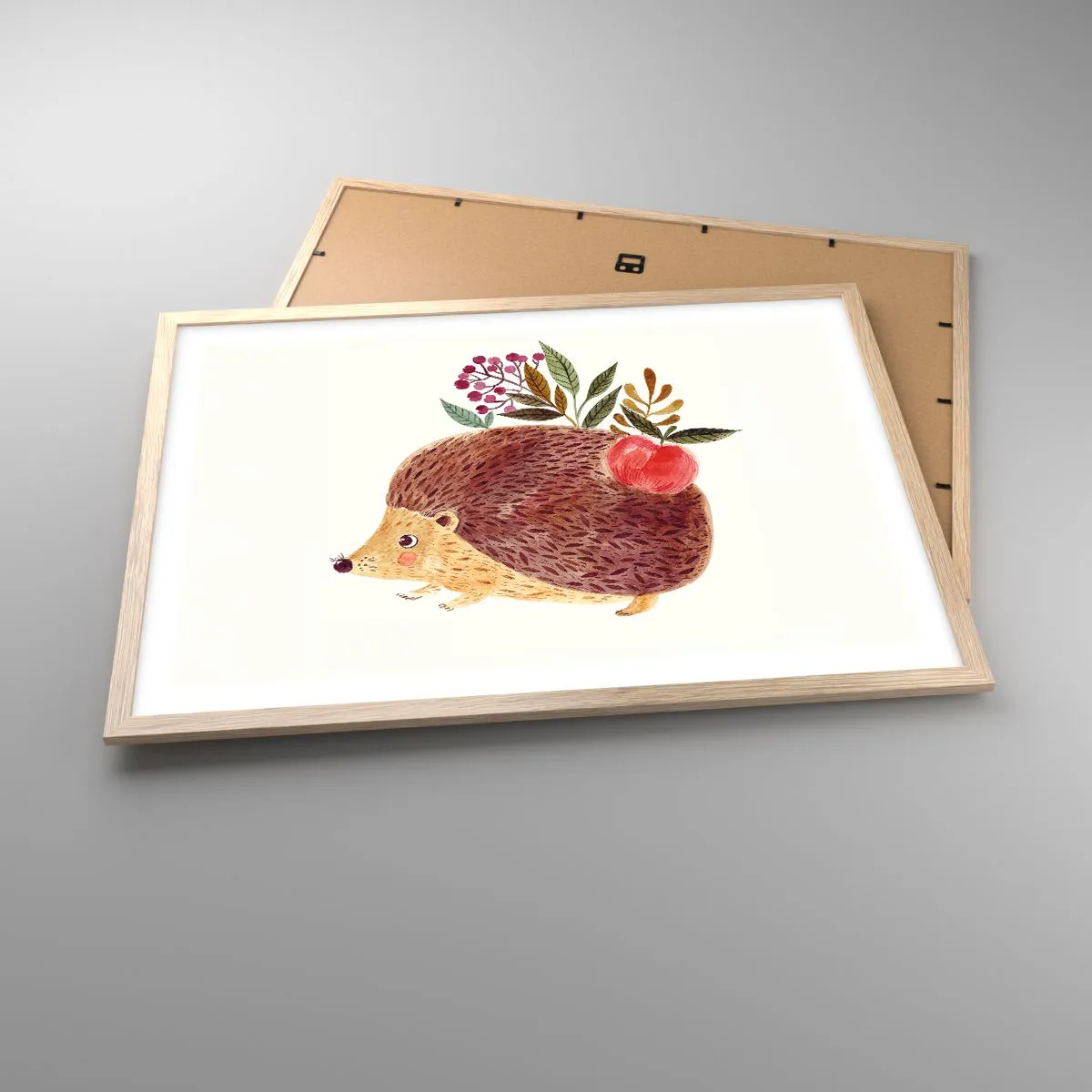 Poszter világos tölgy keretben - És máris kedvelsz engem - 70x50 cm