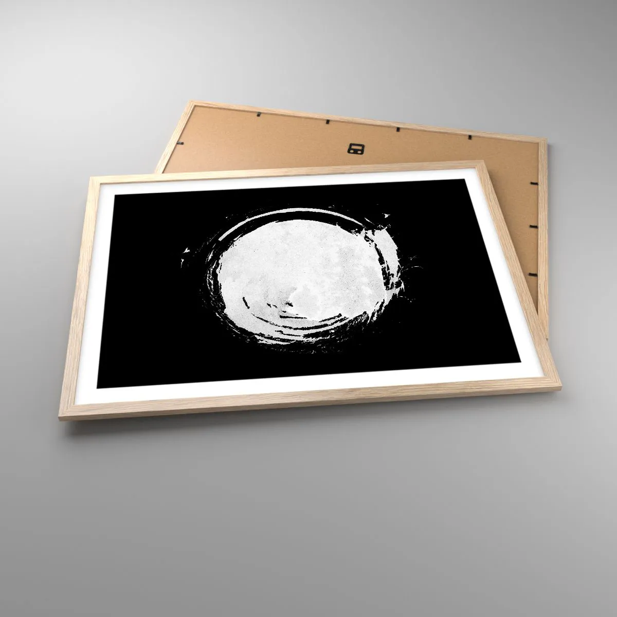 Poszter világos tölgy keretben - A jó kiút - 70x50 cm