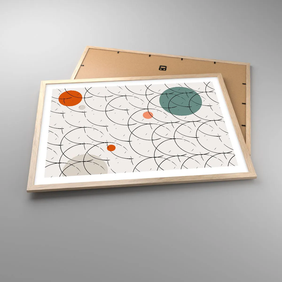 Affisch i ram av ljusek - I popkonstens anda - 70x50 cm