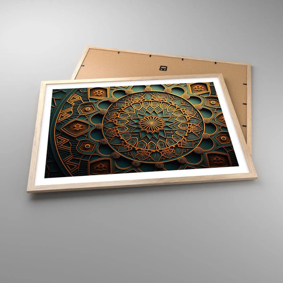 Poster in einem Rahmen aus heller Eiche - In arabischer Atmosphäre - 70x50 cm