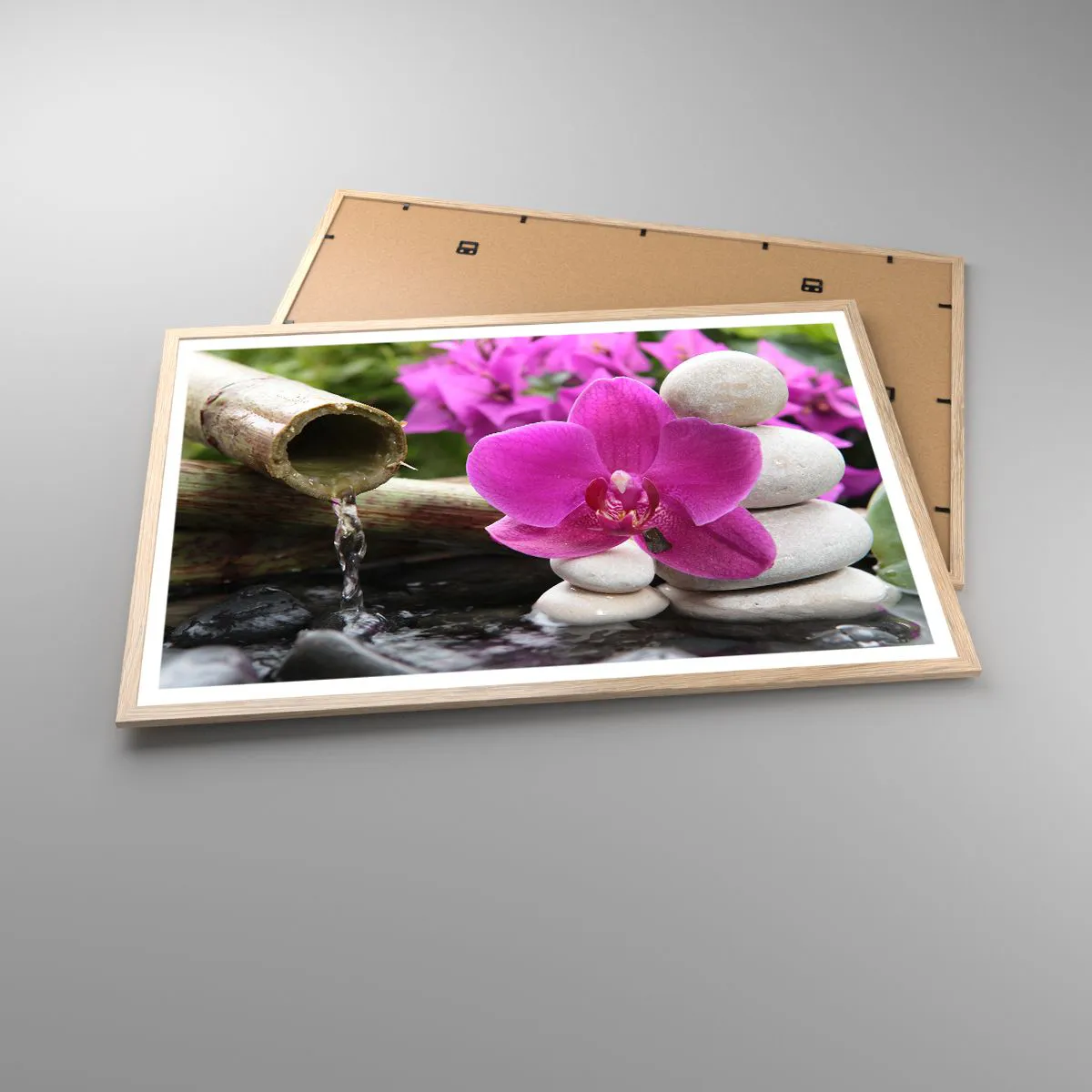 Poszter világos tölgy keretben - Már pihensz - 91x61 cm