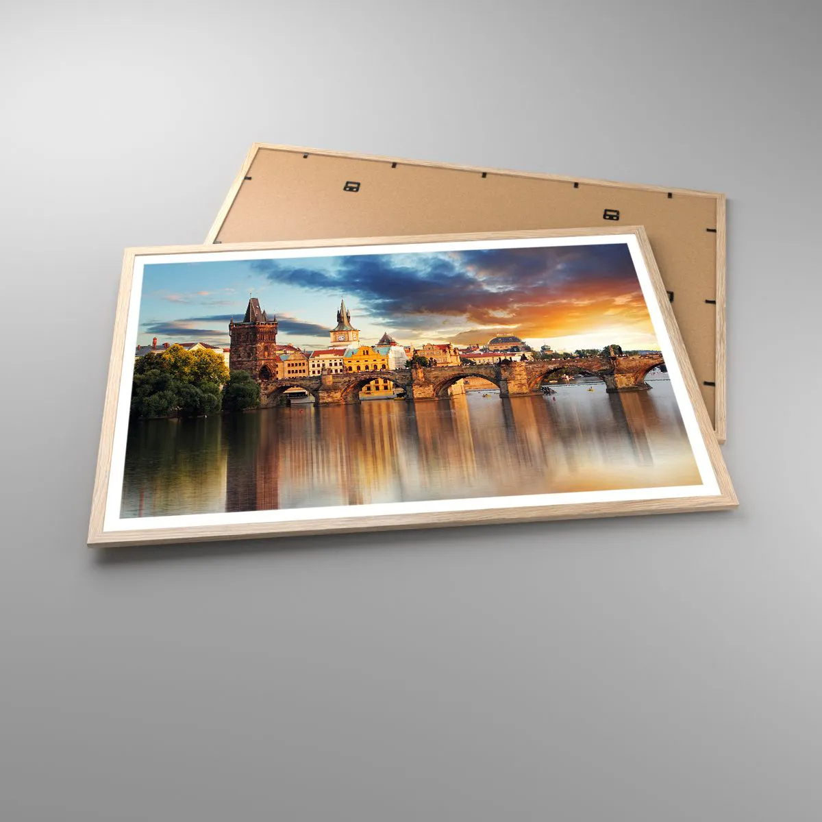 Affiche dans un chêne clair - Poster - Belle depuis des lustres - 91x61 cm