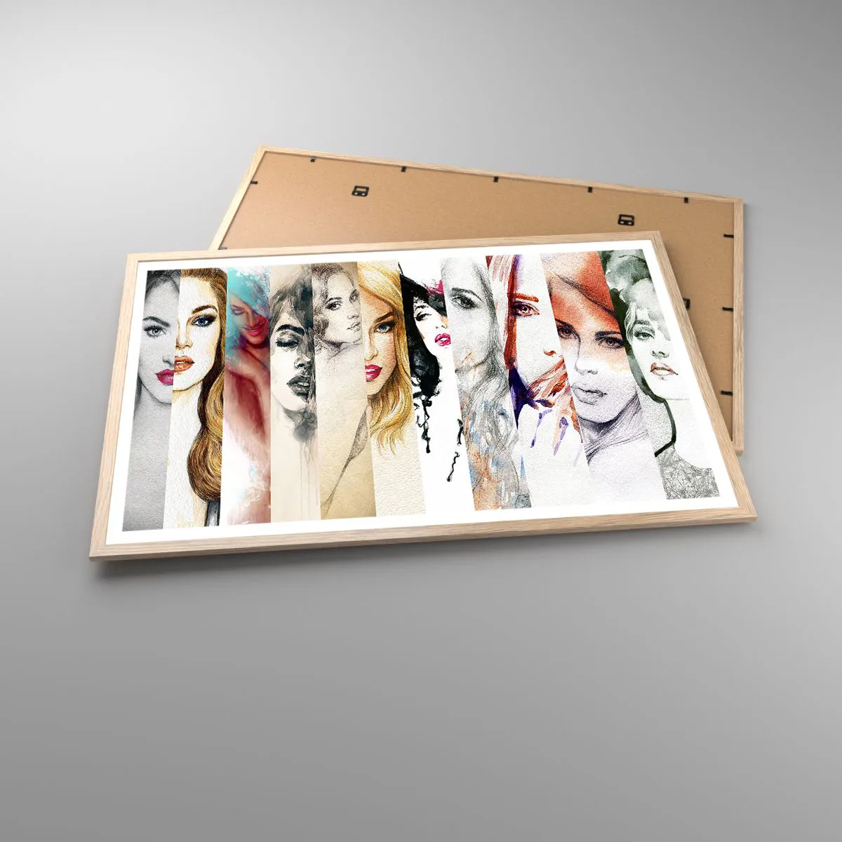 Poster în ramă de stejar deschis - Și întotdeauna ești TU - 91x61 cm