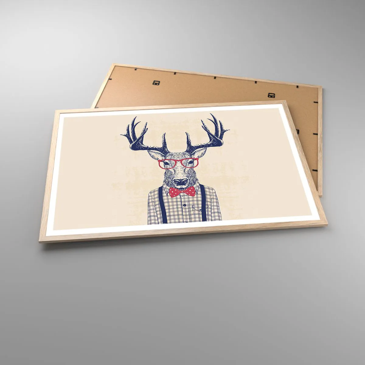 Affisch i ram av ljusek - Rolig extravagans - 91x61 cm