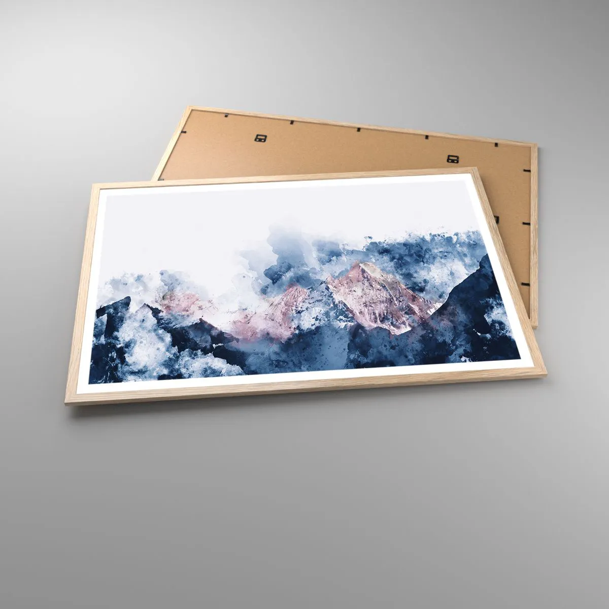 Affiche dans un chêne clair - Poster - Ce sont des sommets ! - 91x61 cm