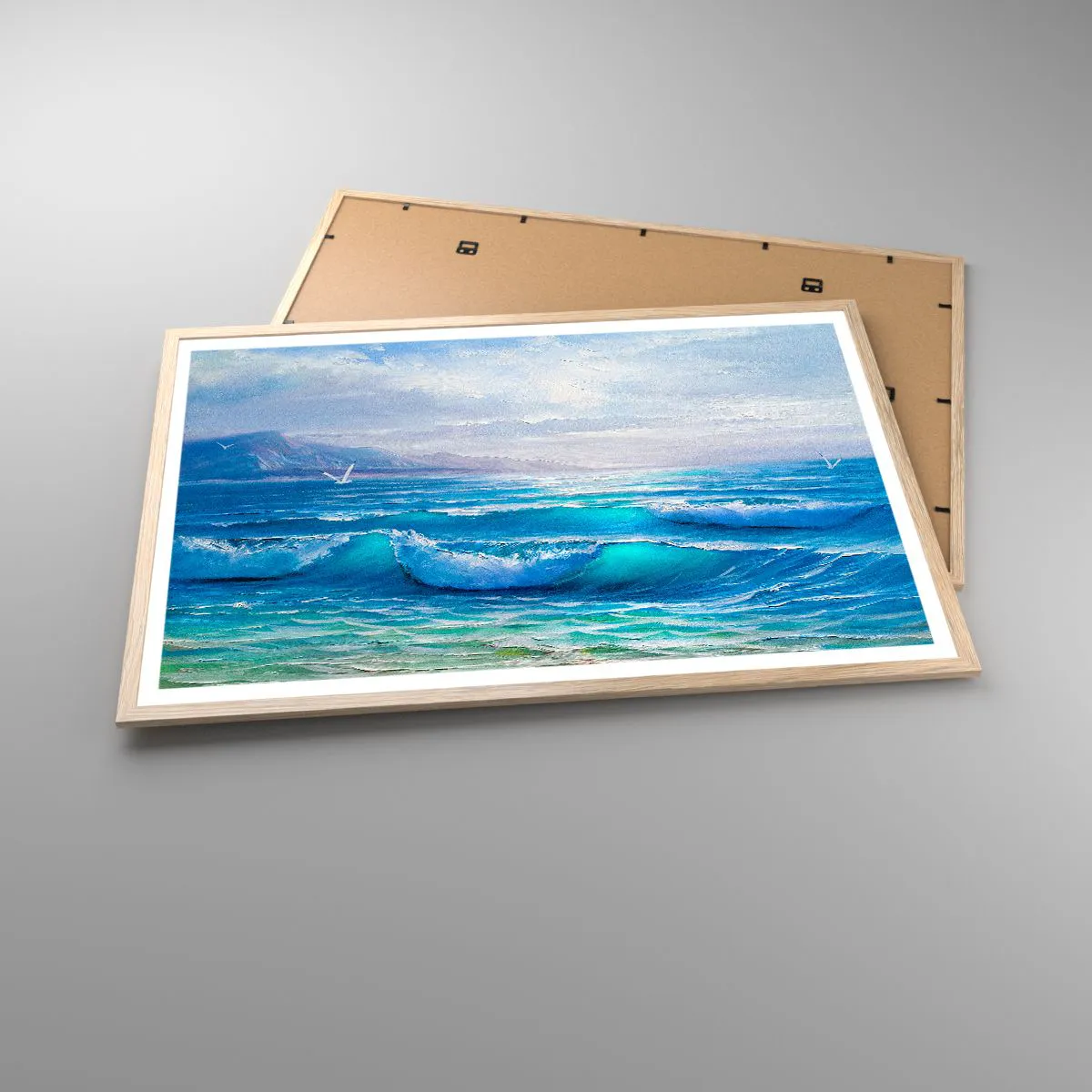 Poszter világos tölgy keretben - Megkönnyebbülést hoz - 91x61 cm