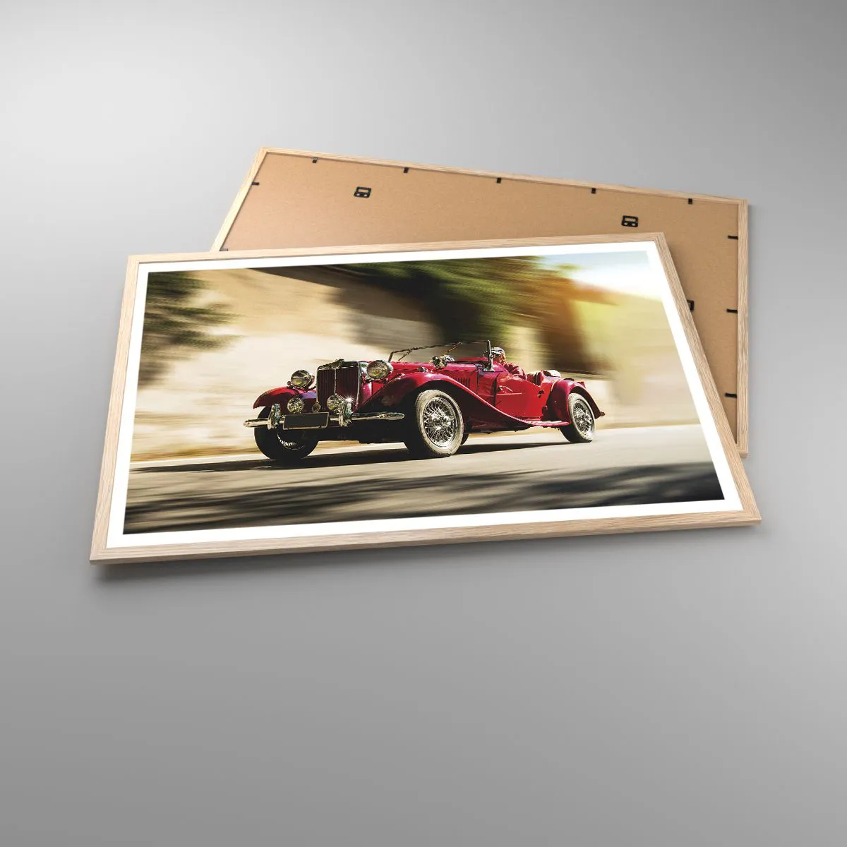 Affisch i ram av ljusek - Vackrare än Nike från Samothrakis - 91x61 cm