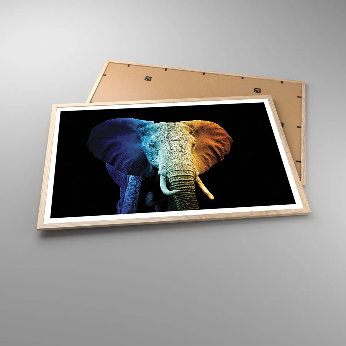 Póster en marco roble claro - Excéntrico, no un bicho raro - 91x61 cm