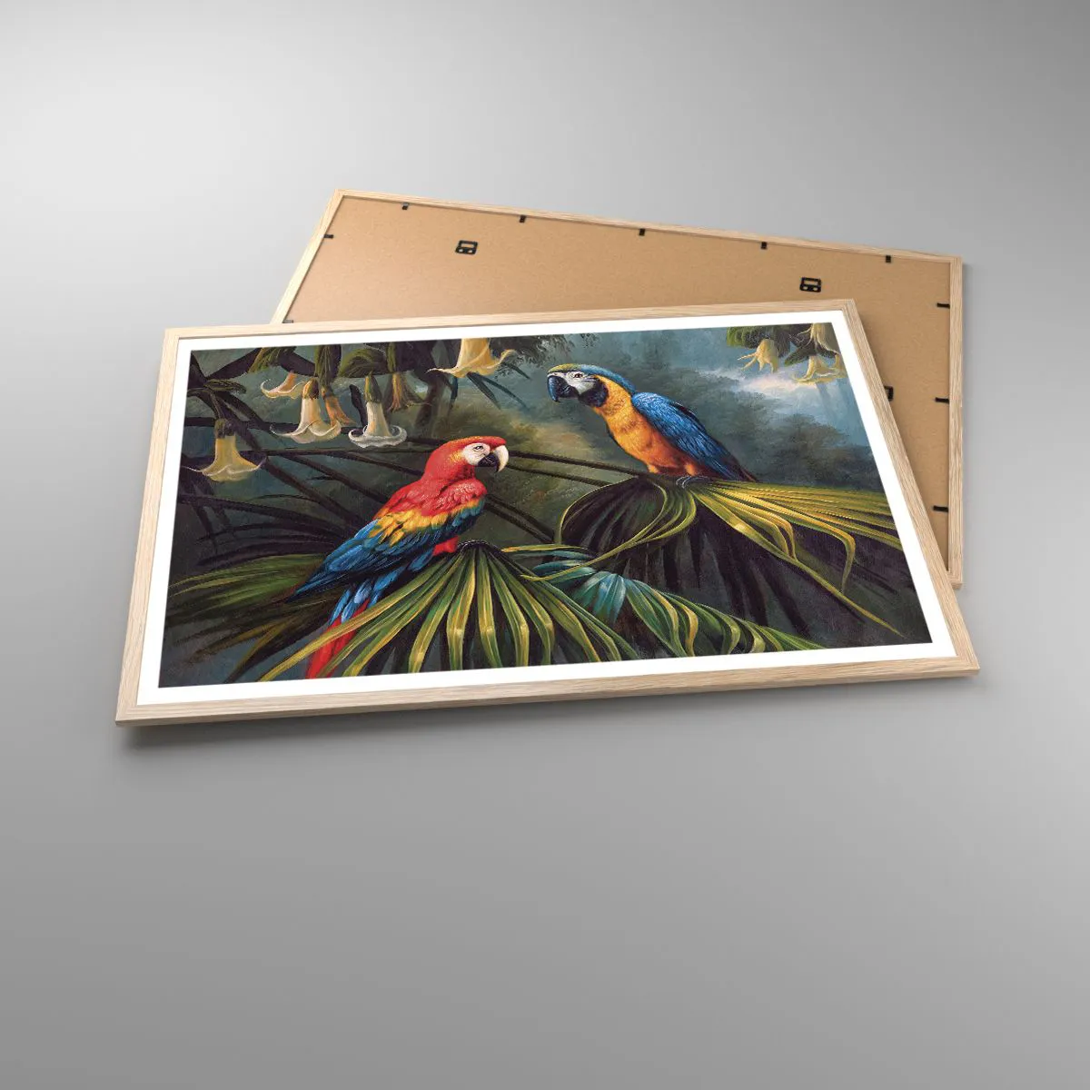 Plakat w ramie jasny dąb - Romantyzm w tropikach - 91x61 cm