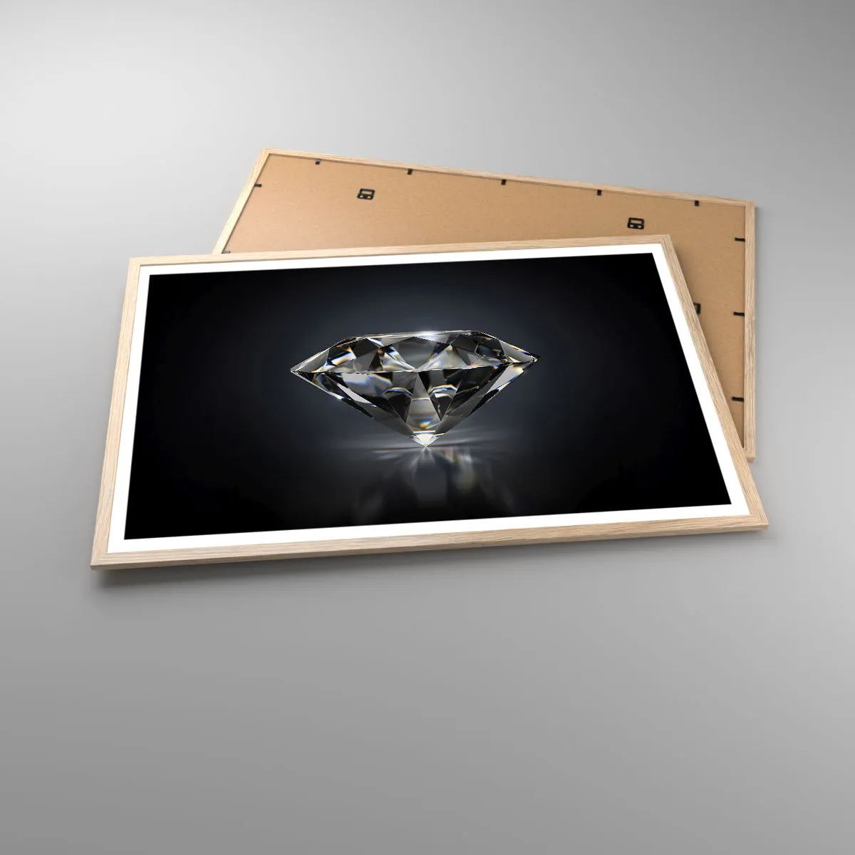 Plakát v rámu světlý dub - Best girls friend - 91x61 cm