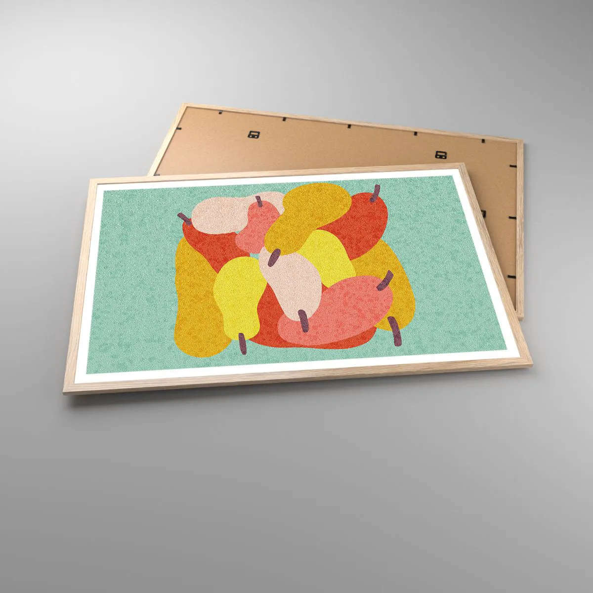 Plakat w ramie jasny dąb - Spróbuj letniego słońca - 91x61 cm