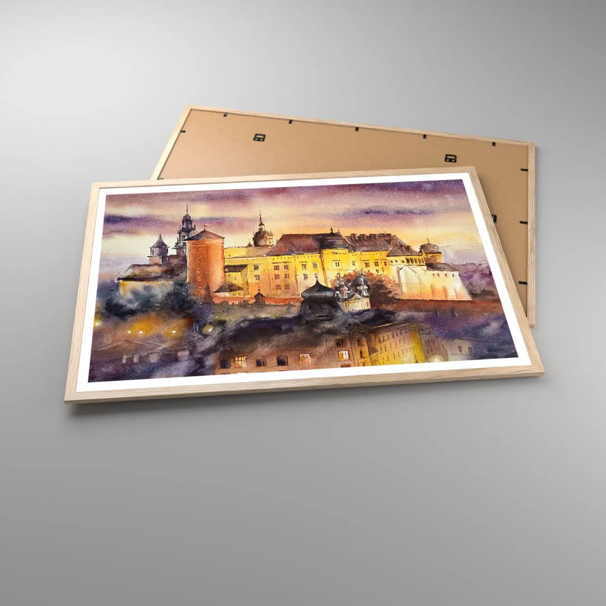 Plakat w ramie jasny dąb - Historia i baśń - 91x61 cm