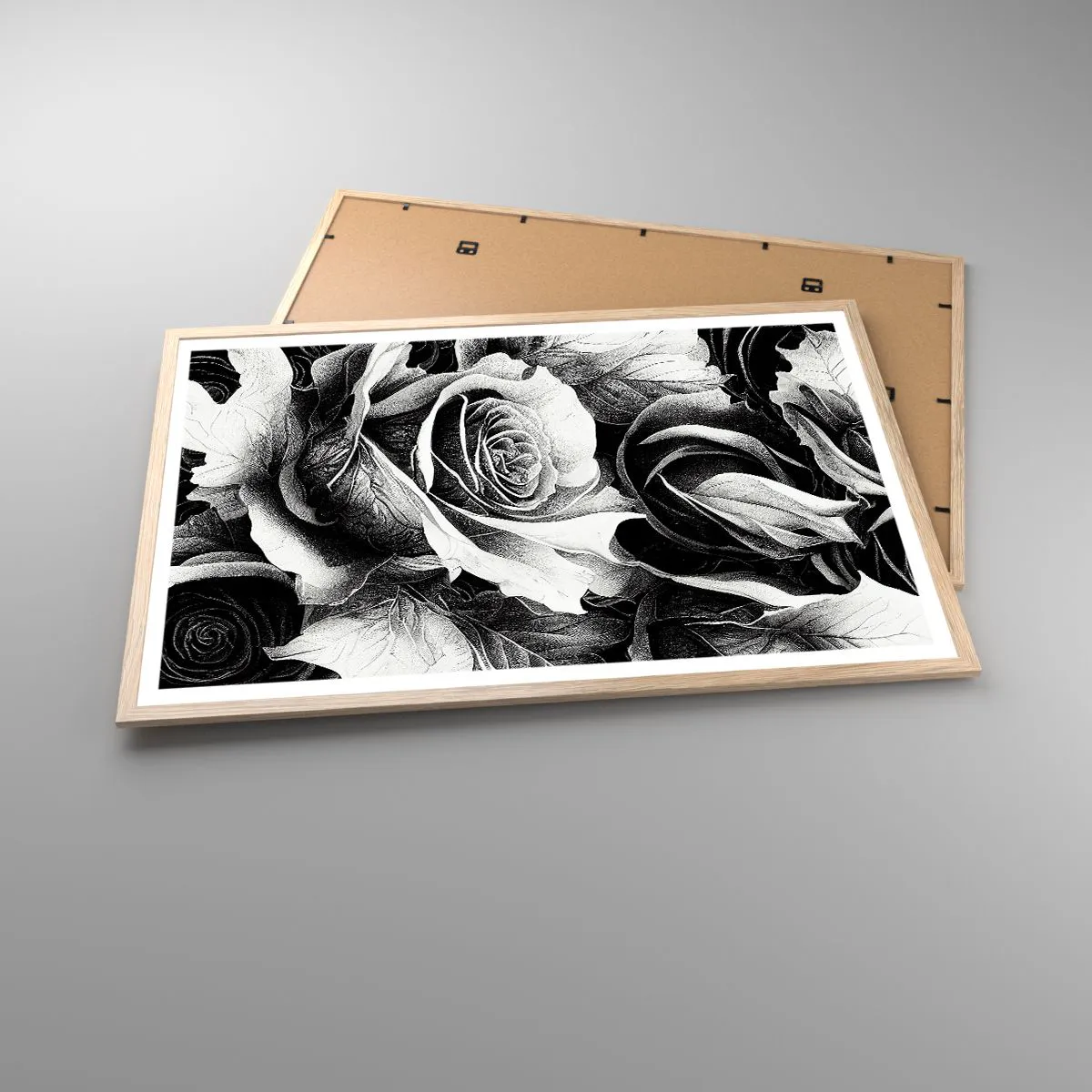 Pôster com moldura de carvalho claro - Sempre uma rainha - 91x61 cm