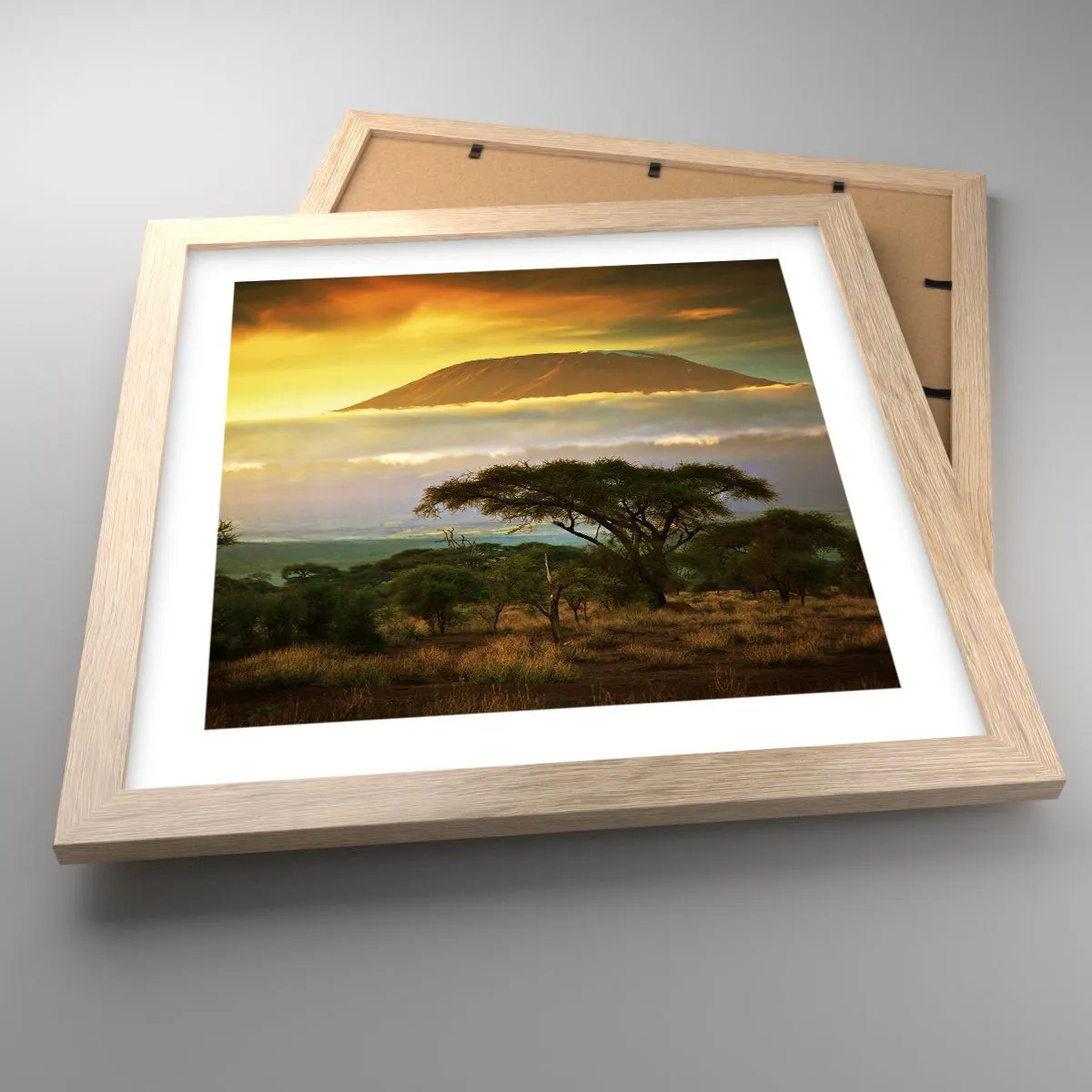 Plakat w ramie jasny dąb - Sen podróżnika - 30x30 cm