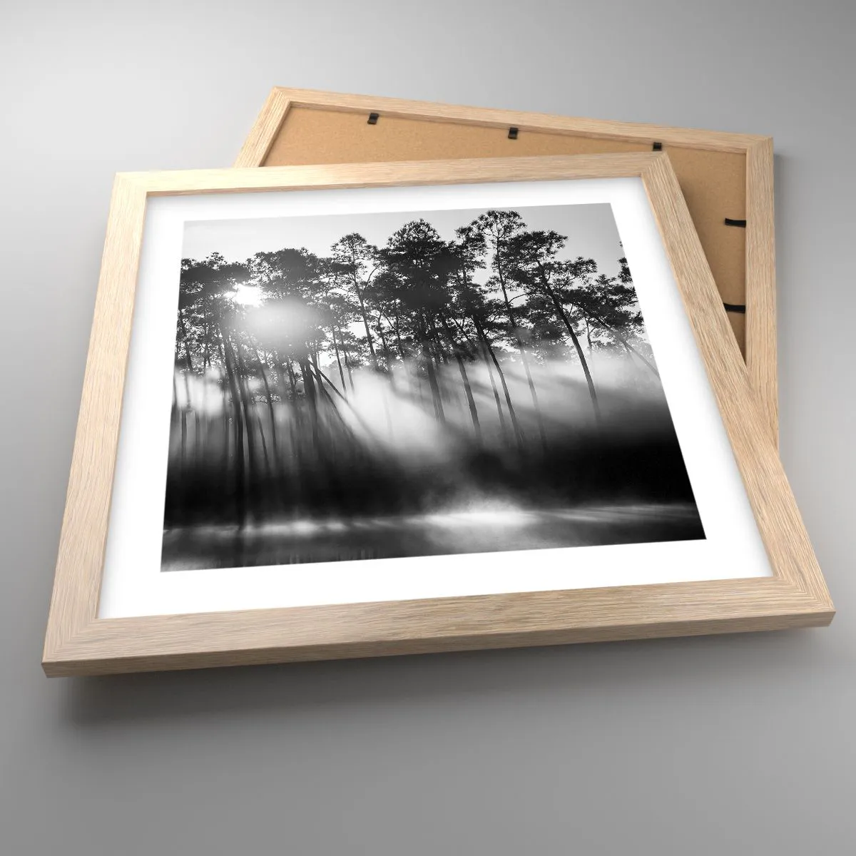 Plakat w ramie jasny dąb - Niepowstrzymane słońce - 30x30 cm