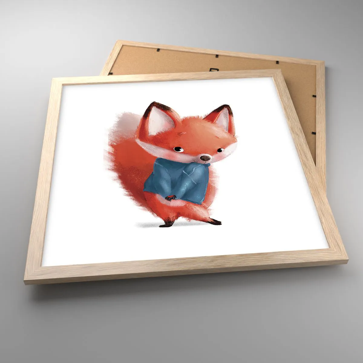 Póster en marco roble claro - ¿Me veo bien con esto? - 40x40 cm