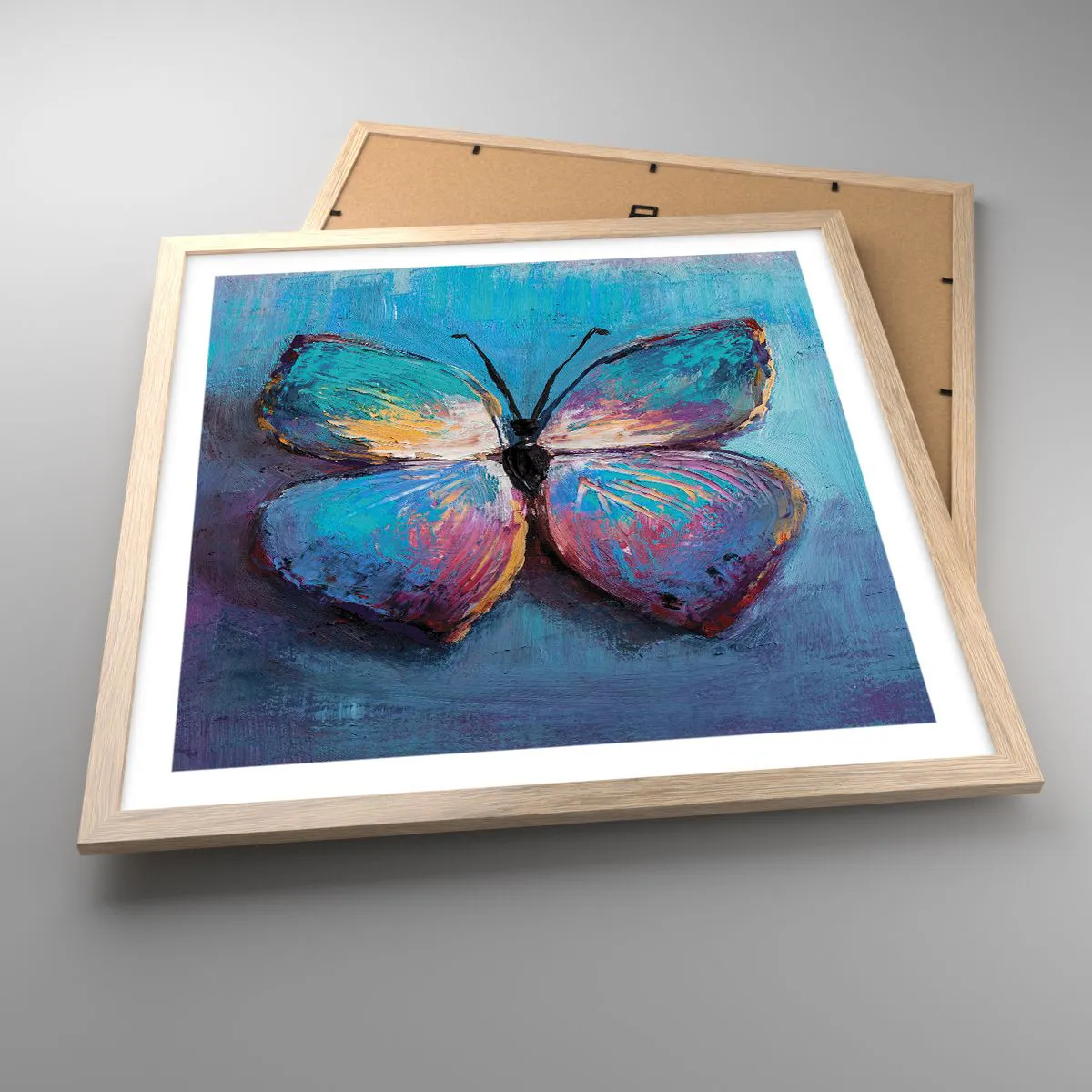 Plakat w ramie jasny dąb - W pełnej krasie - 50x50 cm