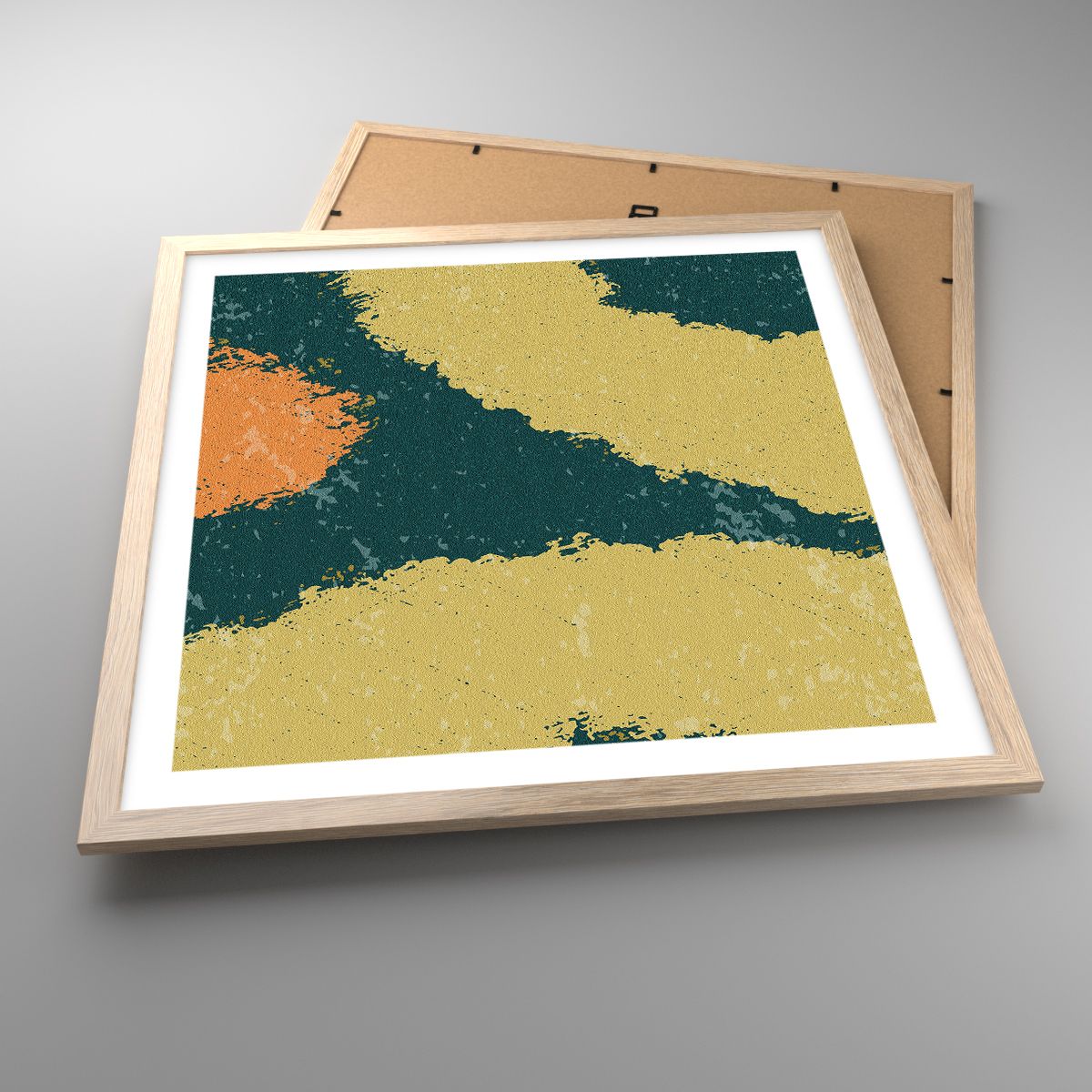 Affiche Abstraction, Affiche Morceau, Affiche Vieilli