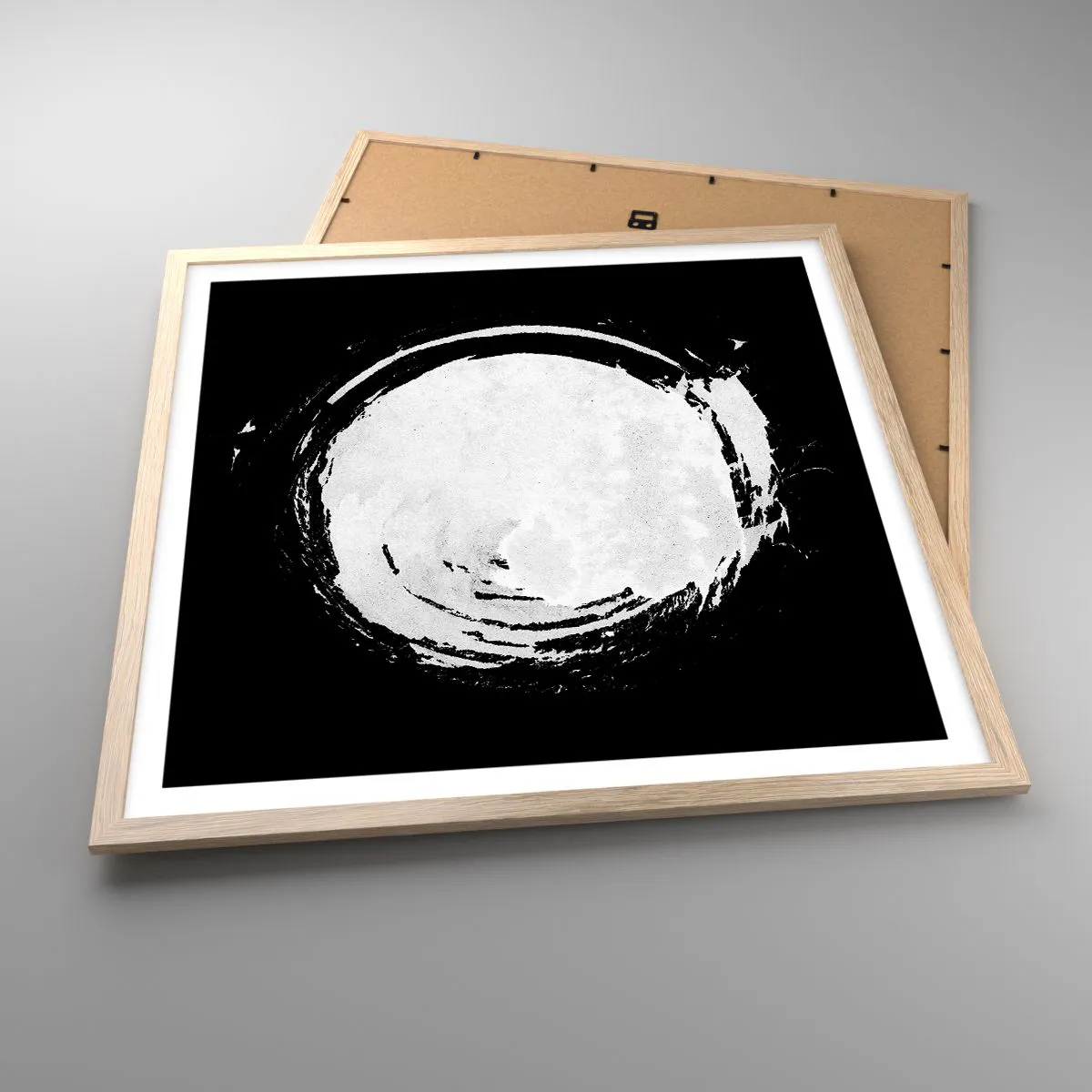 Plakat w ramie jasny dąb - Dobre wyjście - 60x60 cm