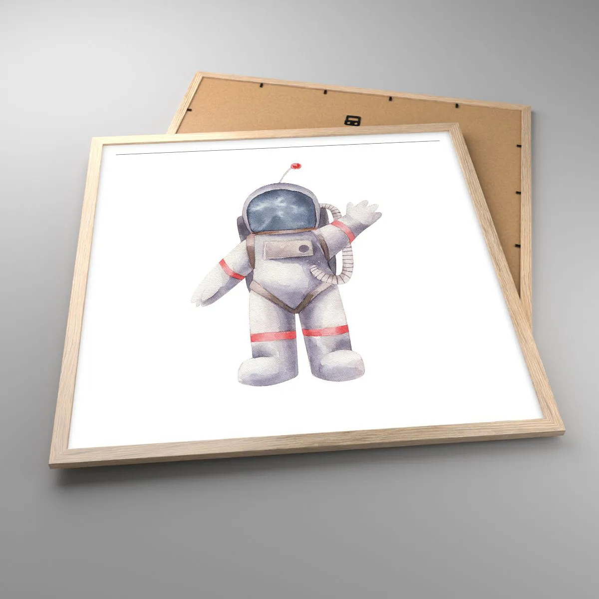 Plakat w ramie jasny dąb - To na razie! - 60x60 cm