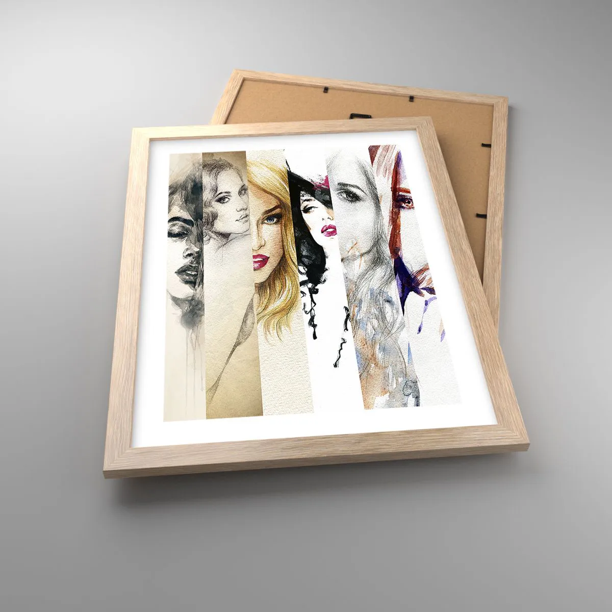 Poster in light oak frame - And It Is Always You - 30x40 cm