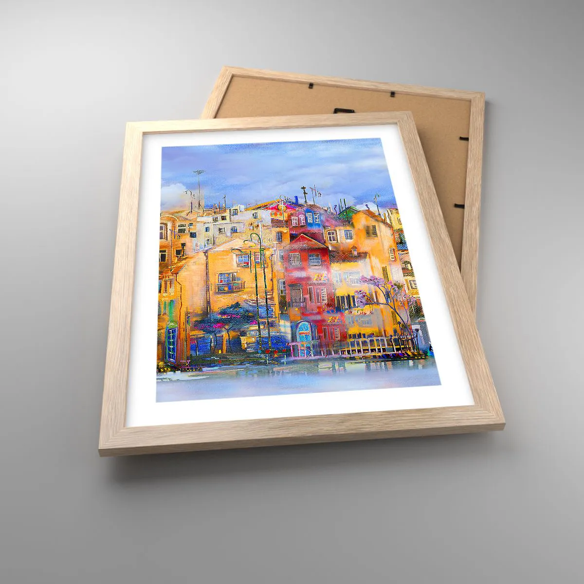 Affiche dans un chêne clair - Poster - Nous sommes ensemble - 30x40 cm