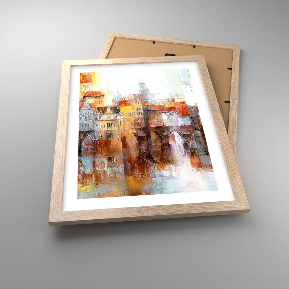 Affisch i ram av ljusek - Vackert under bron - 30x40 cm